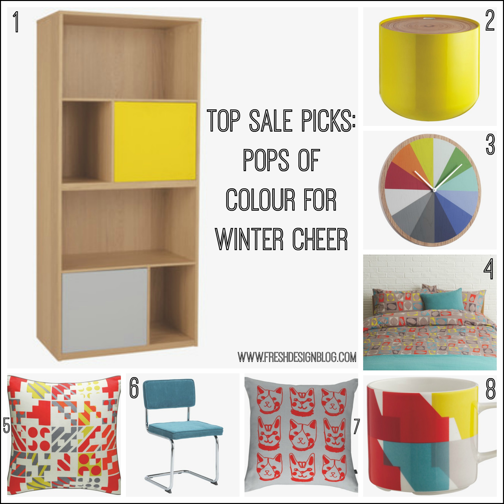 Fab Friday Bargains Colourful furniture and accessories from Habitat