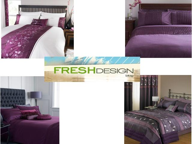 Decorate your bedroom with purple